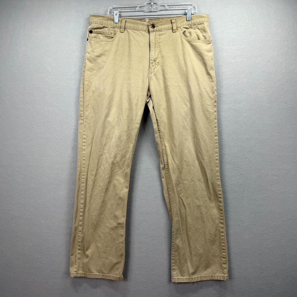 Timberland Pants Mens 36x32 Beige Canvas Chino Streetwear Utility Straight Leg